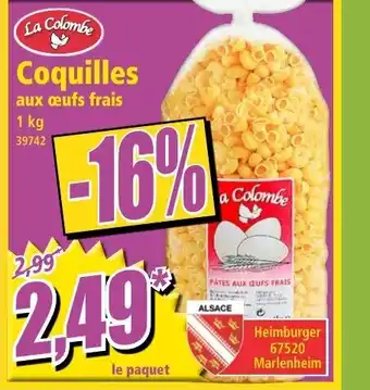Norma Coquilles offre