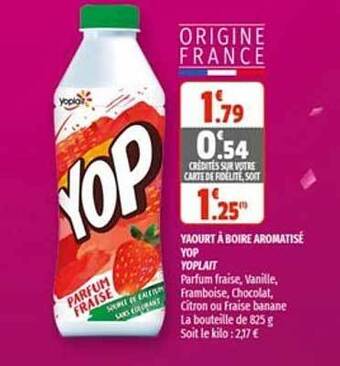 Coccimarket Yaourt à Boire Aromatisé Yop Yoplait offre