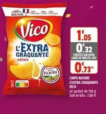 Coccimarket Chips Natur L'extra Craquante Vico offre