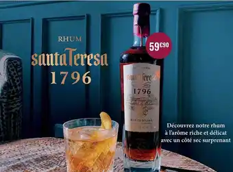 Nicolas Rhum Santateresa 1796 offre