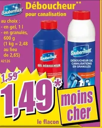 Norma Déboucheur offre