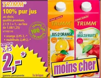 Norma 100% Pur Jus offre