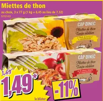 Norma Miettes De Thon offre