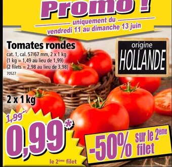 Norma Tomates Rondes offre