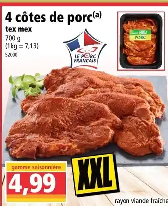 Norma 4 Côtes De Porc offre