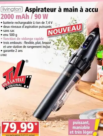 Norma Aspirateur à Main à Accu offre