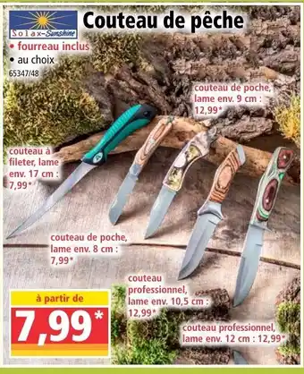 Norma Couteau De Pêche offre