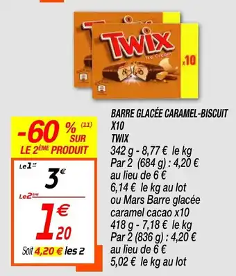 Netto Barre Glacée Caramel-Biscuits offre