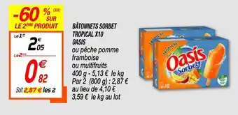 Netto Bâtonnets Sorbet Tropical offre