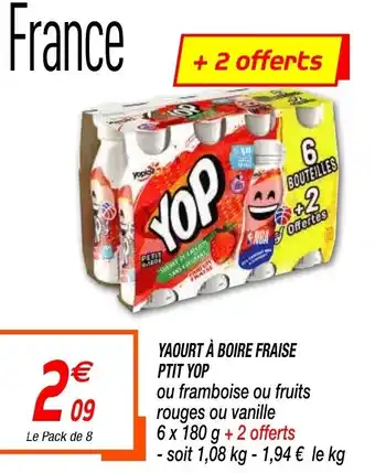 Netto Yaourt à Boire Fraise offre