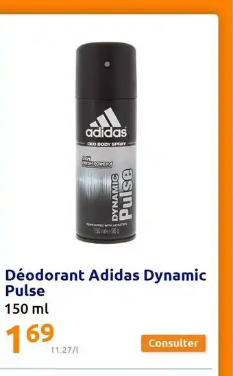 Action Déodorant Adidas Dynamic Pulse offre