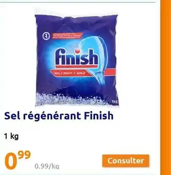 Action Sel Régénérant Finish offre