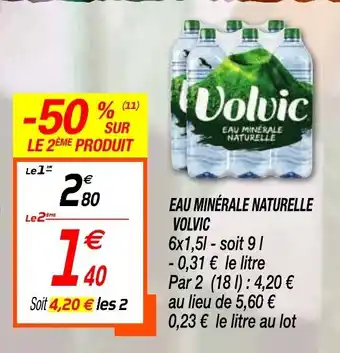 Netto Eau Minérale Naturelle Volvic offre