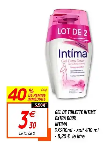 Netto Gel De Toilette Intime Extra Doux offre