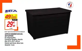Netto Coffre De Rangement Baya 250L offre