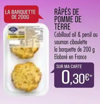 Match Râpés De Pomme De Terre offre