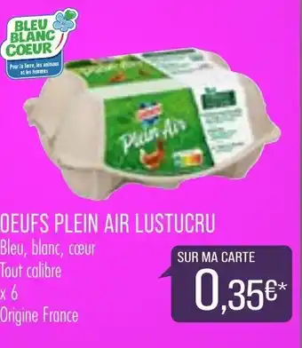 Match Oeufs Plein Air Lustucru offre