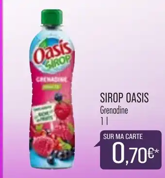 Match Sirop Oasis offre