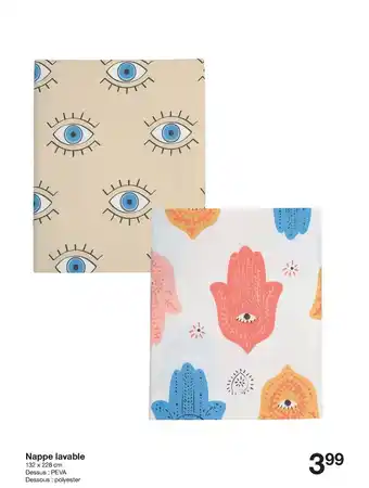Zeeman Nappe lavable offre