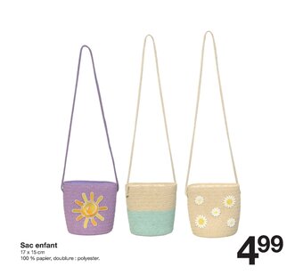 Zeeman Sac enfant offre