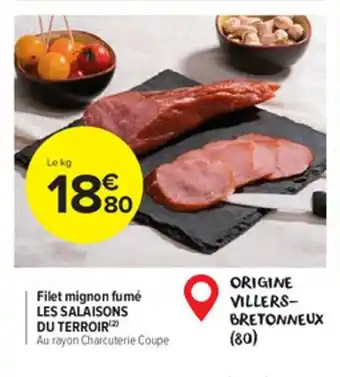 LES SALAISONS DU TERROIR filet mignon fumé