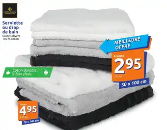 Action Serviette ou drap de bain offre