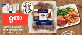 Migros MAISON MONTFORT confit de canard offre
