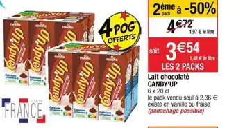 Cora x Carrefour Lait Chocolaté Candy'Up offre