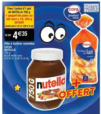 Nutella Pâte à Tartiner Noisettes Cacao