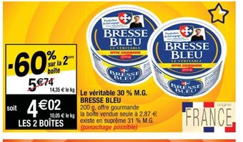 Le Véritable 30% M.G Bresse Bleu
