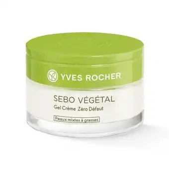 Yves Rocher Gel crème zéro défaut - peaux mixtes à grasses offre