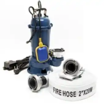 E.Leclerc Brico Pompe de relevage eaux usées 550w pompe submersible 10.000 l/h tuyau 20m station de relevage offre