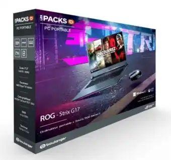 Boulanger Pc gamer asus strix-g17-g713rm-kh164w reconditionné offre
