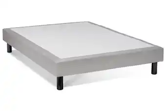 La compagnie du lit Sommier la compagnie du lit toundra gris h16 offre