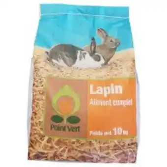 Point Vert Aliment complet pour lapin lapicroq fermier offre