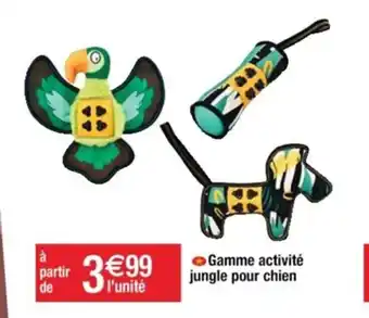 Cora x Carrefour Gamme Activité jungle pour chien offre