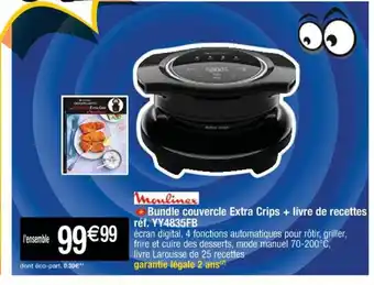 Cora x Carrefour Bundle Couvercle Extra Crips + Livre de Recettes offre