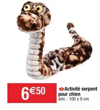 Cora x Carrefour Activité serpent pour chien offre