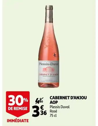 Auchan Plessis duval cabernet d'anjou offre