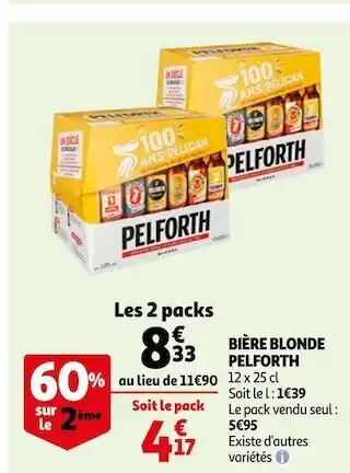 Pelforth biĂšre blonde