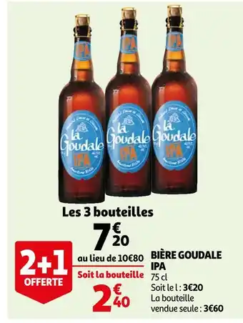 Auchan Goudale bière ipa offre