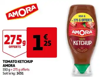 Auchan Amora tomato ketchup offre