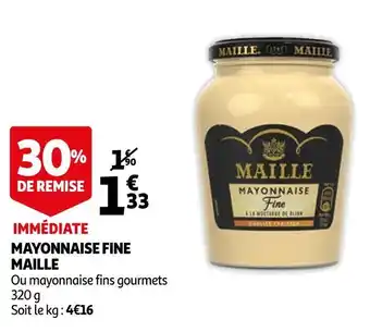Auchan Maille mayonnaise fine offre