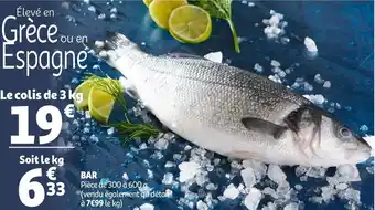 Auchan Bar offre