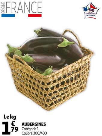 Auchan Aubergines offre