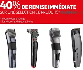 Auchan Babyliss bon plan sur une sélection de produits babyliss offre