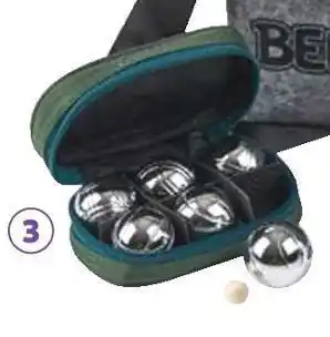 Auchan Set de 6 mini boules de pétanque offre