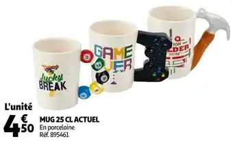 Auchan Actuel mug 25 cl offre