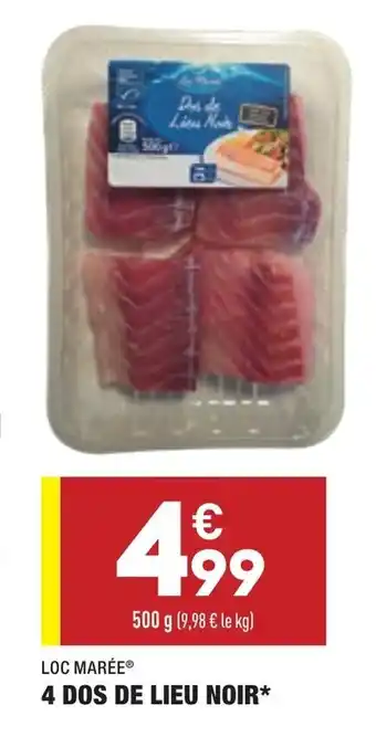 ALDI 4 Dos de Lieu Noir offre