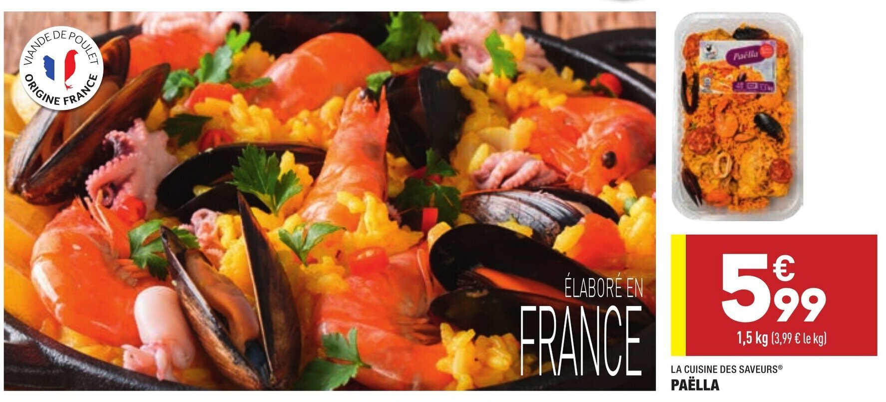 Promo Paëlla chez ALDI